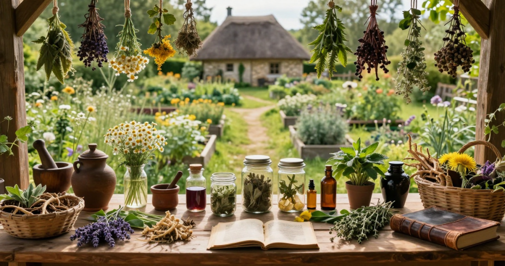Plantes médicinales dans les traditions européennes